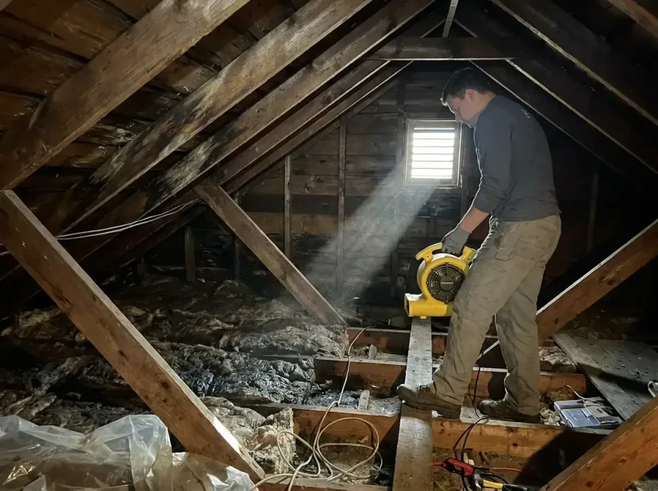 attic-water-damage-drying-proc-007 — frequently asked questions, Emergency Water Extraction & 24/7 Flood Response in Montere…